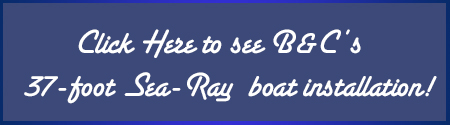 CLICK to see detailed pictures from one of our boat installations!